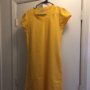 Yellow summery dress